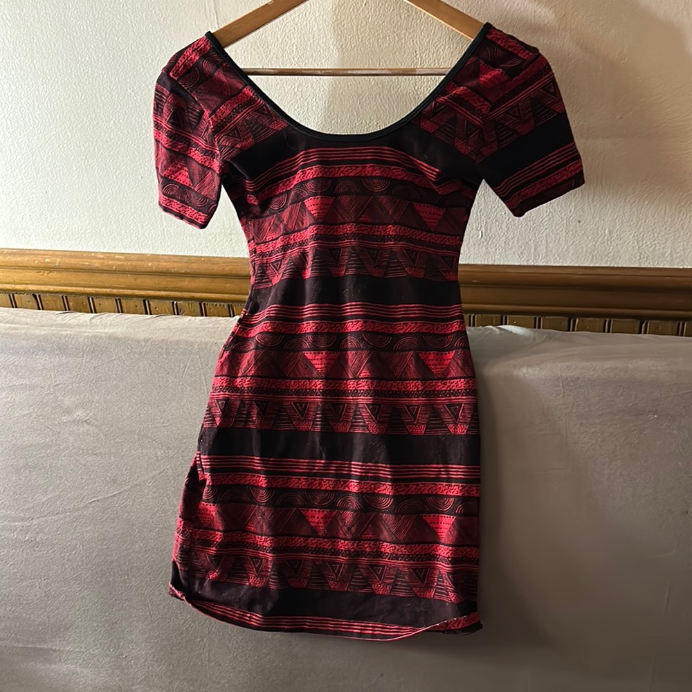 American Apparel Double U-Neck Mini Dress